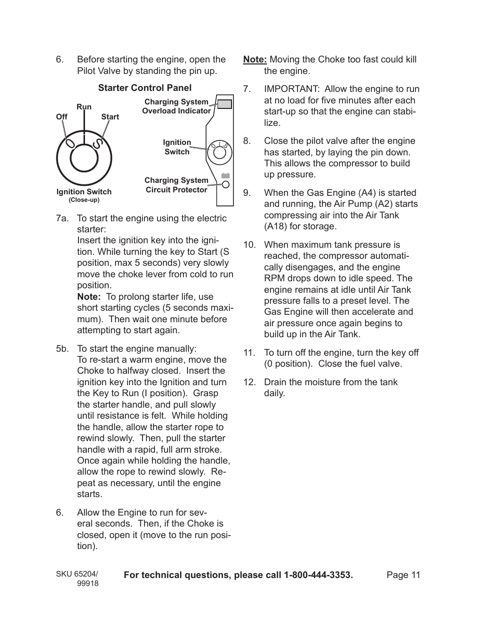 Harbor Freight Tools 65204 User Manual | Page 11 / 19