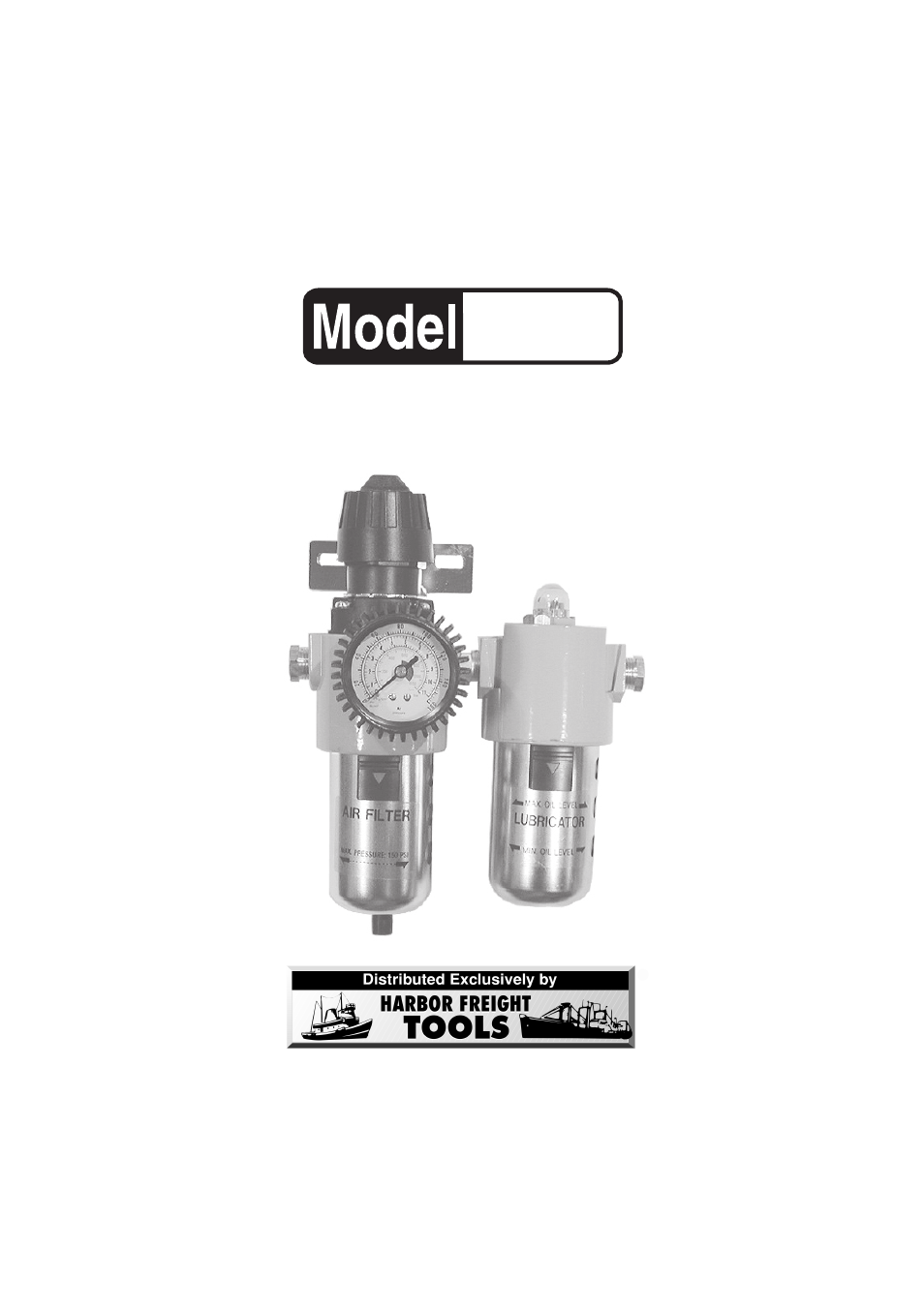 Harbor Freight Tools LUBRICATOR 40312 User Manual | 8 pages