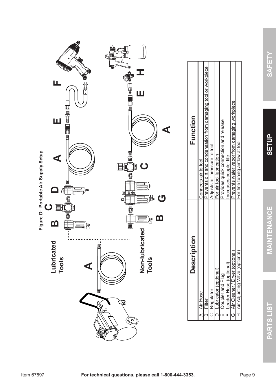 Harbor Freight Tools 67697 User Manual | Page 9 / 16