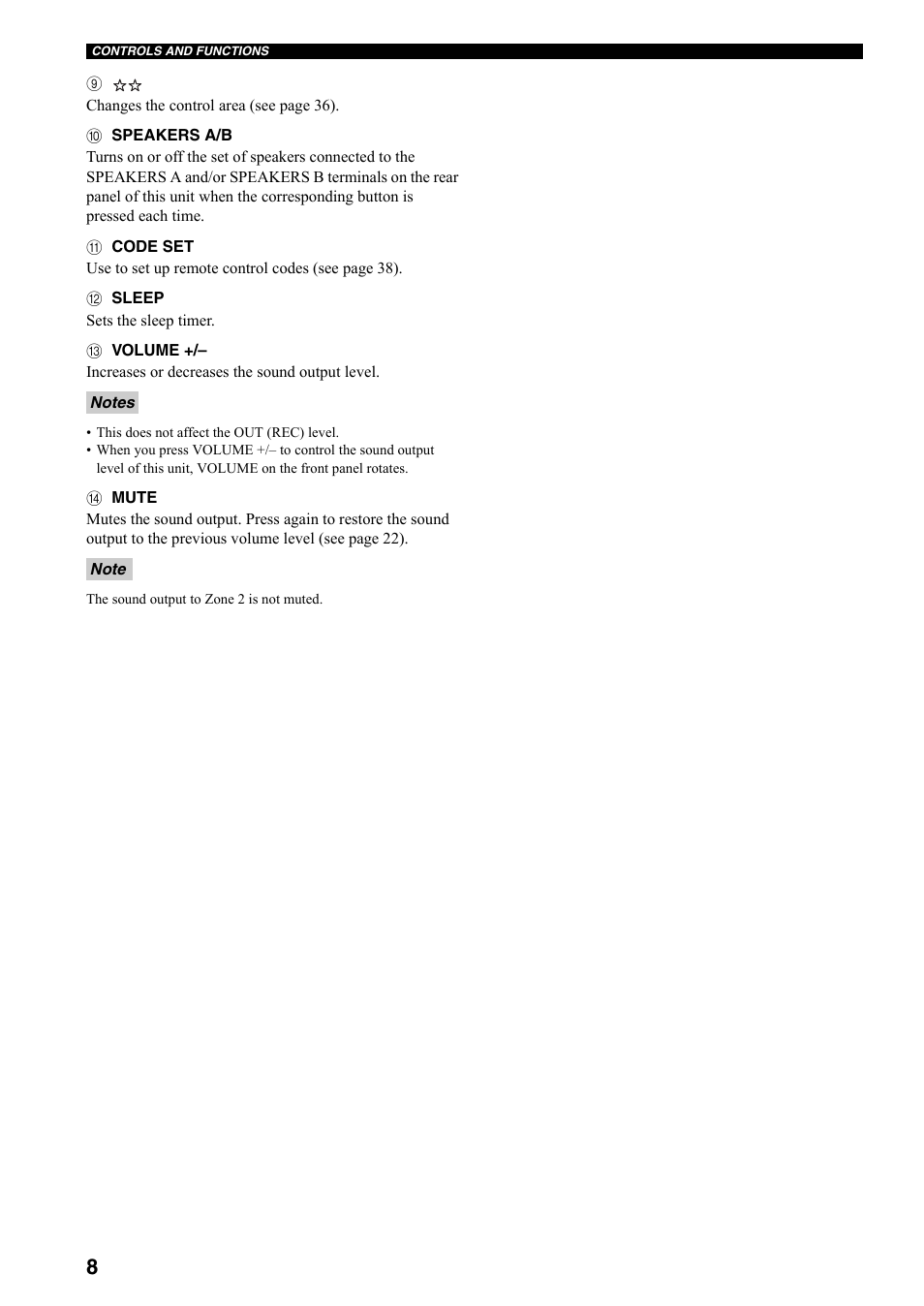 Yamaha RX-797 User Manual | Page 10 / 266