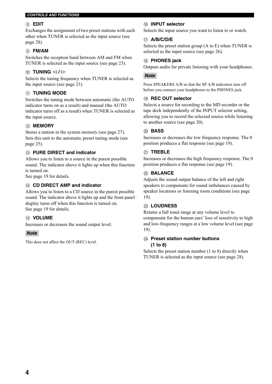 Yamaha RX-797 User Manual | Page 6 / 266