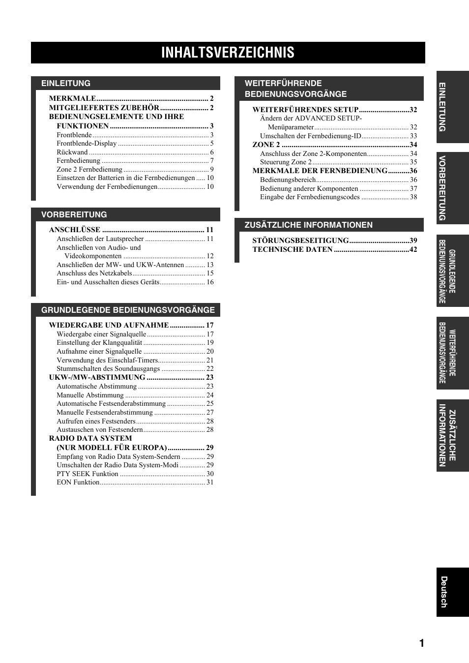 Yamaha RX-797 User Manual | Page 91 / 266