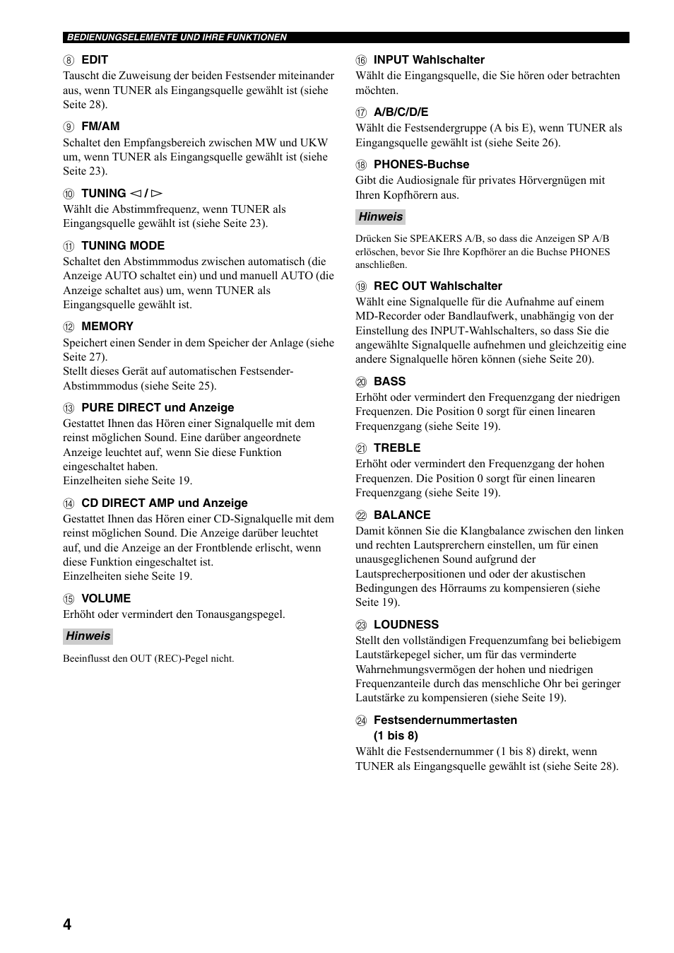 Yamaha RX-797 User Manual | Page 94 / 266