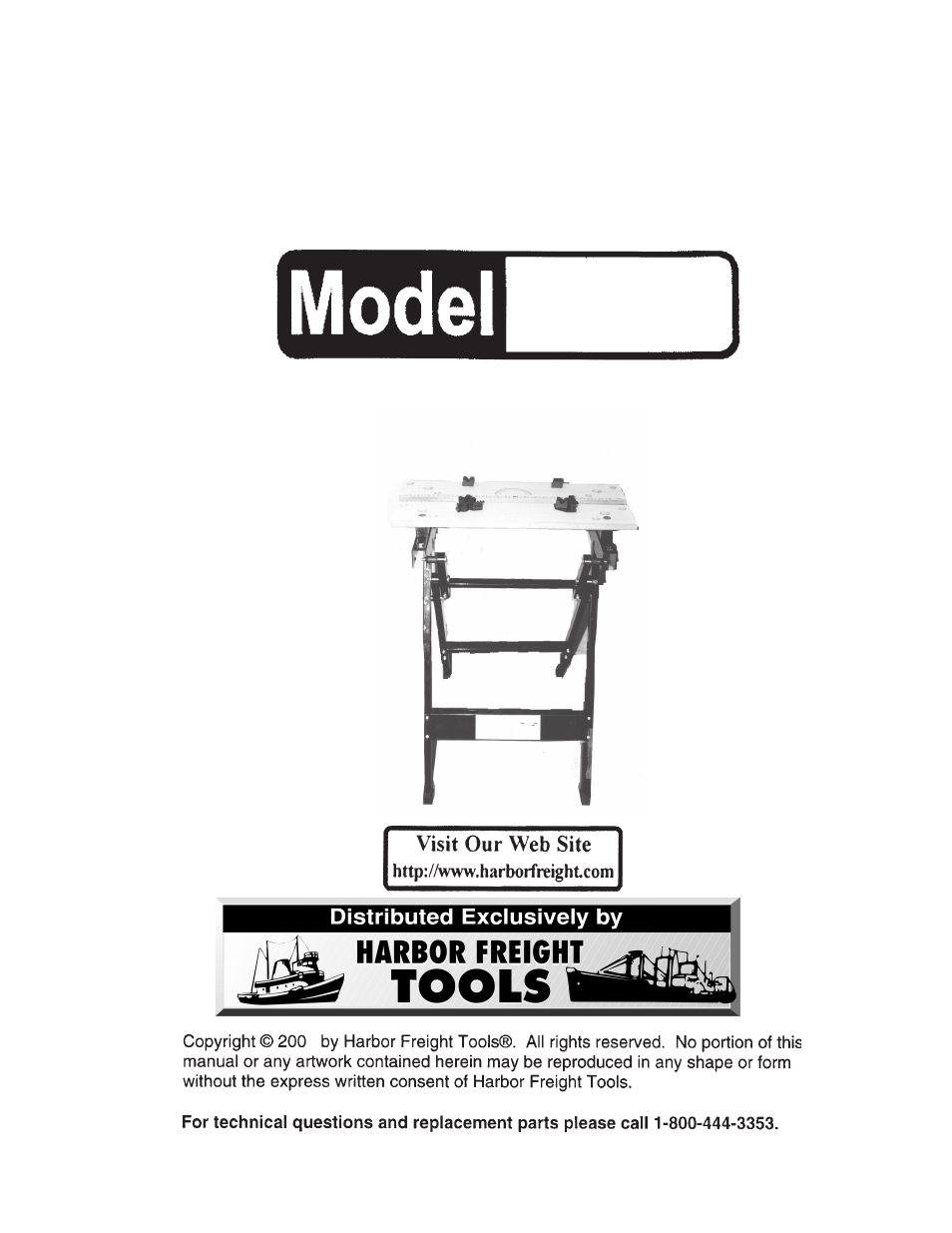 Harbor Freight Tools 47078 User Manual | 7 pages