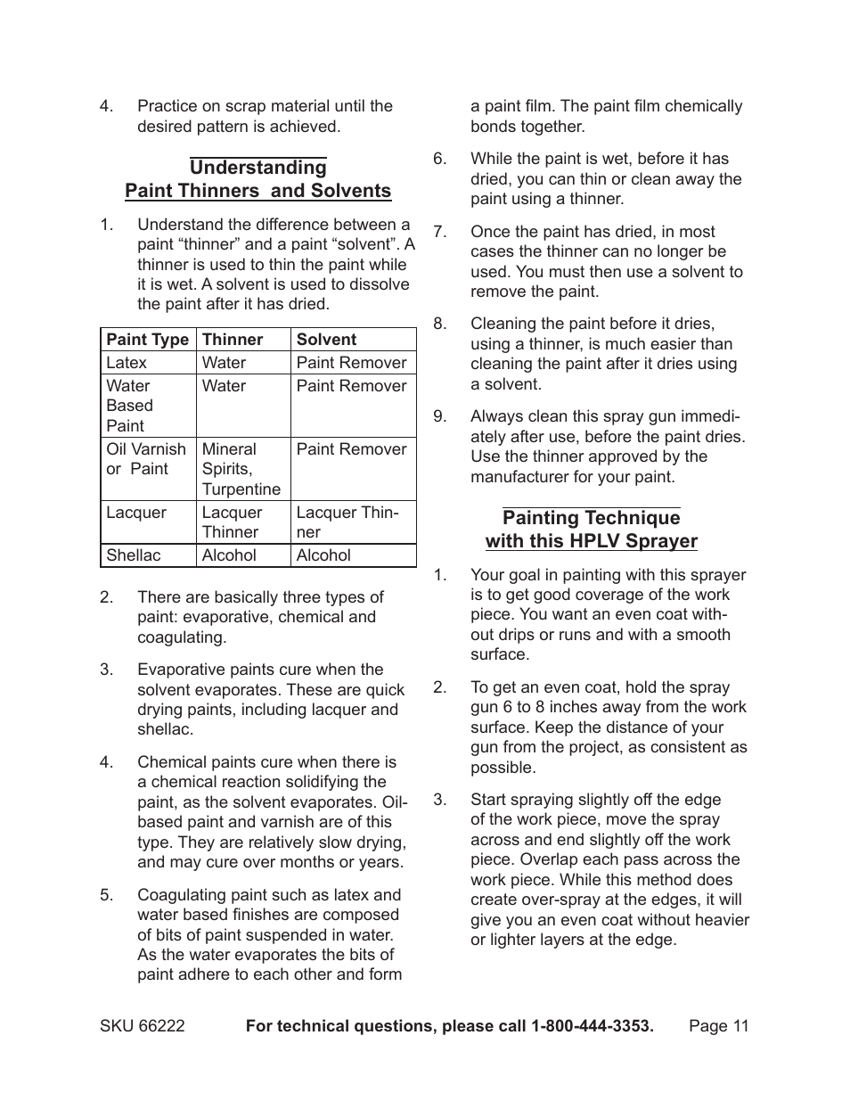 Harbor Freight Tools 66222 User Manual | Page 11 / 18