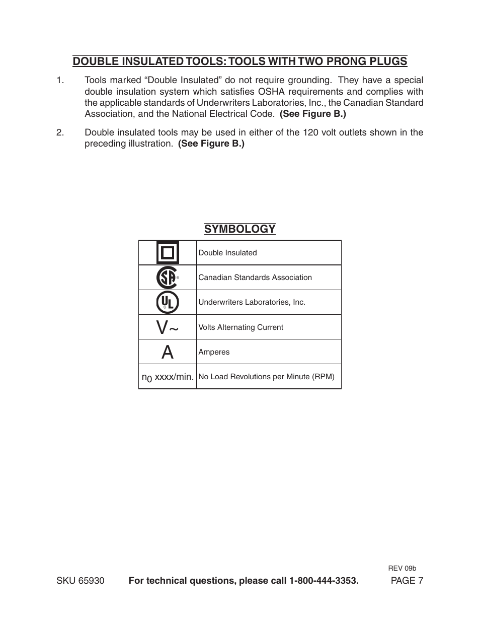 Harbor Freight Tools 65930 User Manual | Page 7 / 14