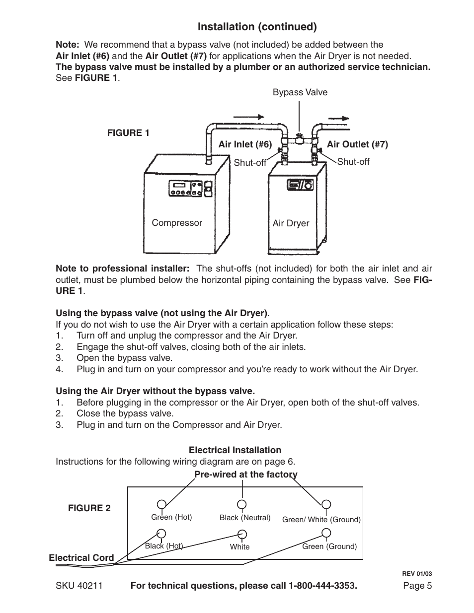 Installation (continued) | Harbor Freight Tools 40211 User Manual | Page 5 / 11