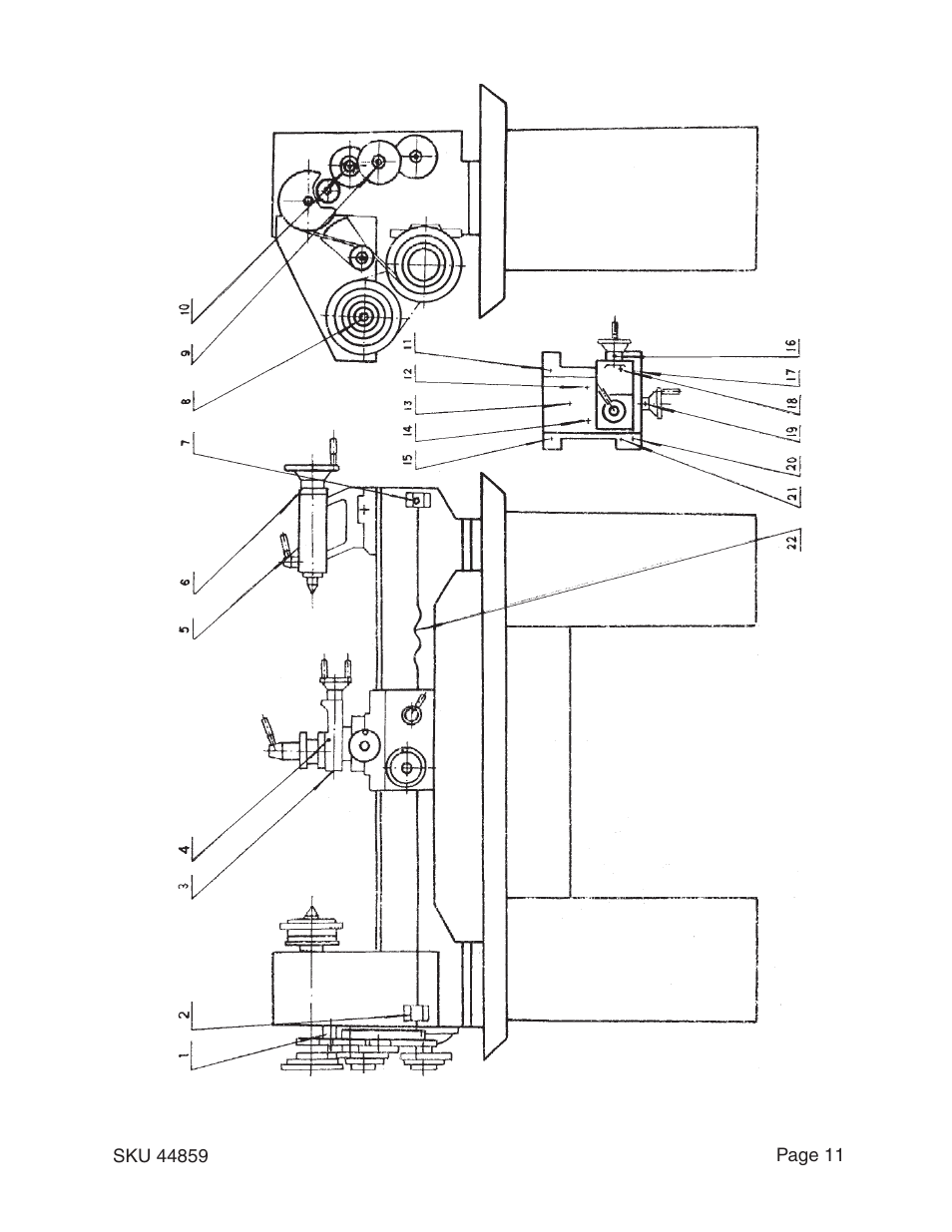 Harbor Freight Tools CENTRAL MACHINERY 44859 User Manual | Page 11 / 31