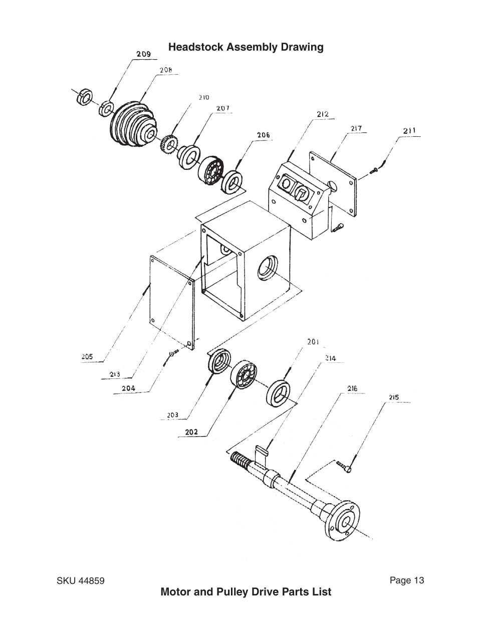 Harbor Freight Tools CENTRAL MACHINERY 44859 User Manual | Page 13 / 31