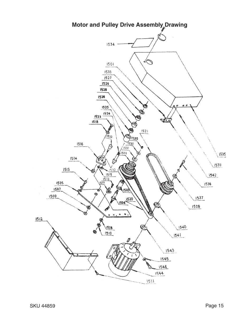 Harbor Freight Tools CENTRAL MACHINERY 44859 User Manual | Page 15 / 31