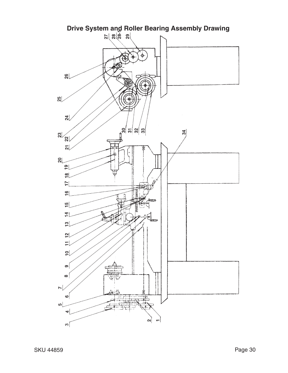 Harbor Freight Tools CENTRAL MACHINERY 44859 User Manual | Page 30 / 31