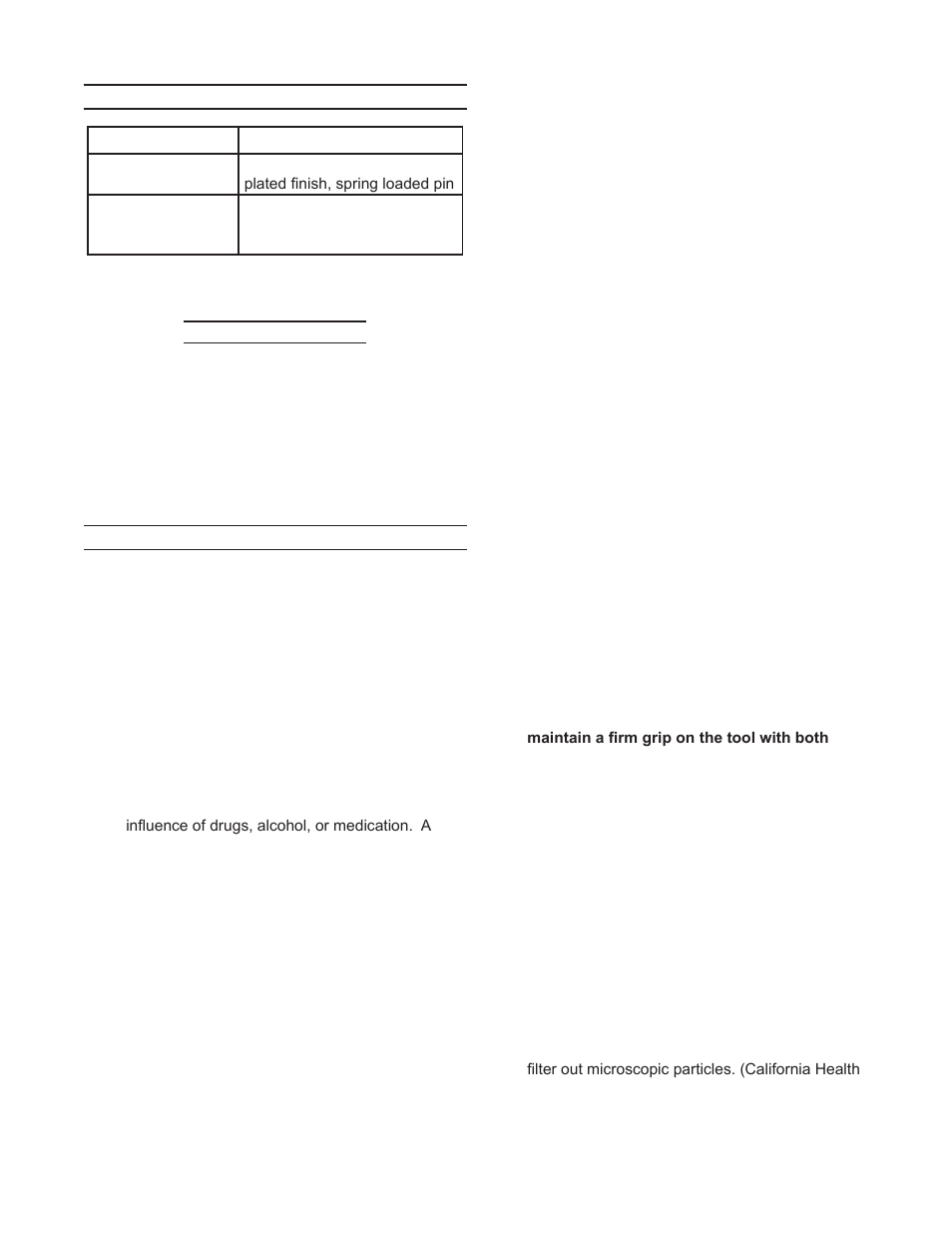 Specifications, General safety rules, Save this manual | Harbor Freight Tools 95343 User Manual | Page 2 / 4