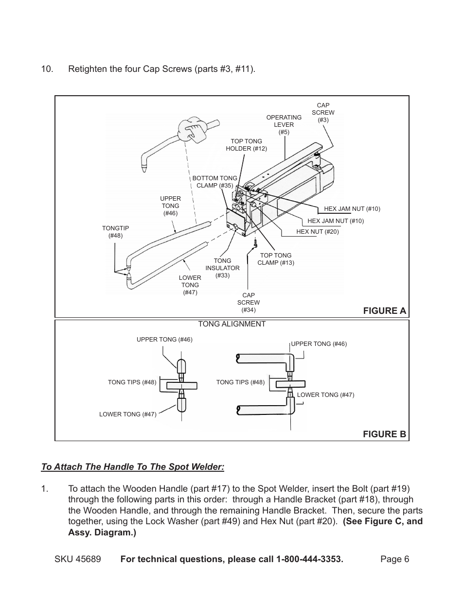 Figure a | Harbor Freight Tools 45689 User Manual | Page 6 / 14