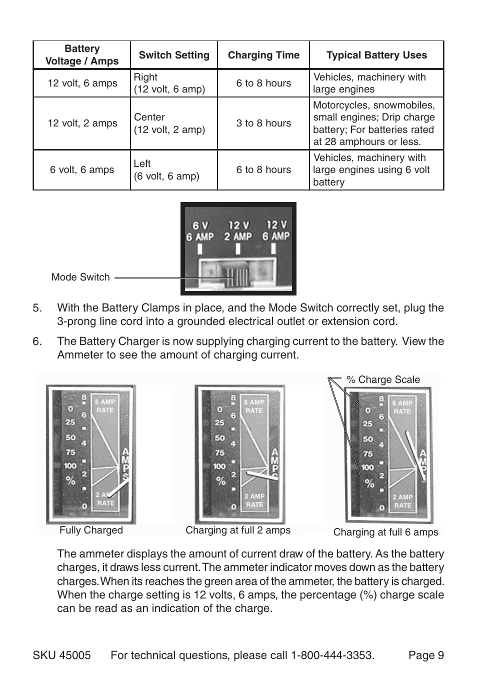 Harbor Freight Tools 45005 User Manual | Page 9 / 10