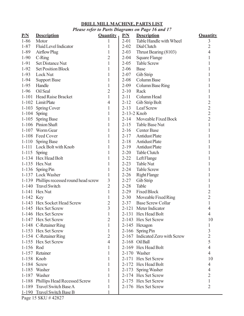 Harbor Freight Tools 42827 User Manual | Page 15 / 17