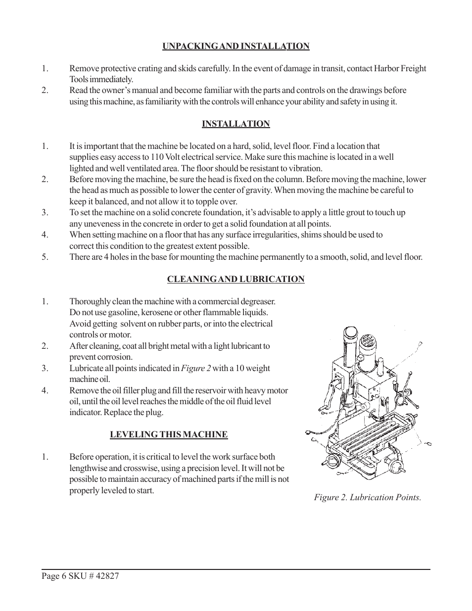 Harbor Freight Tools 42827 User Manual | Page 6 / 17