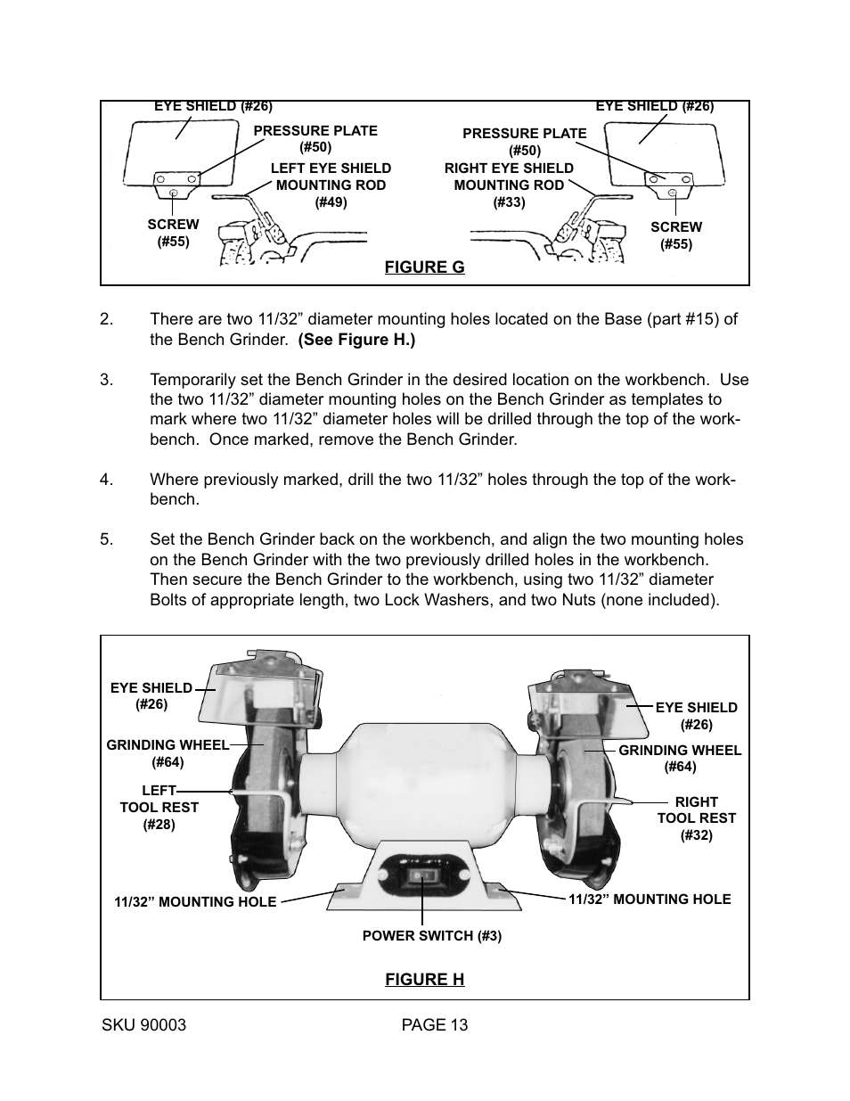 Harbor Freight Tools 90003 User Manual | Page 13 / 16