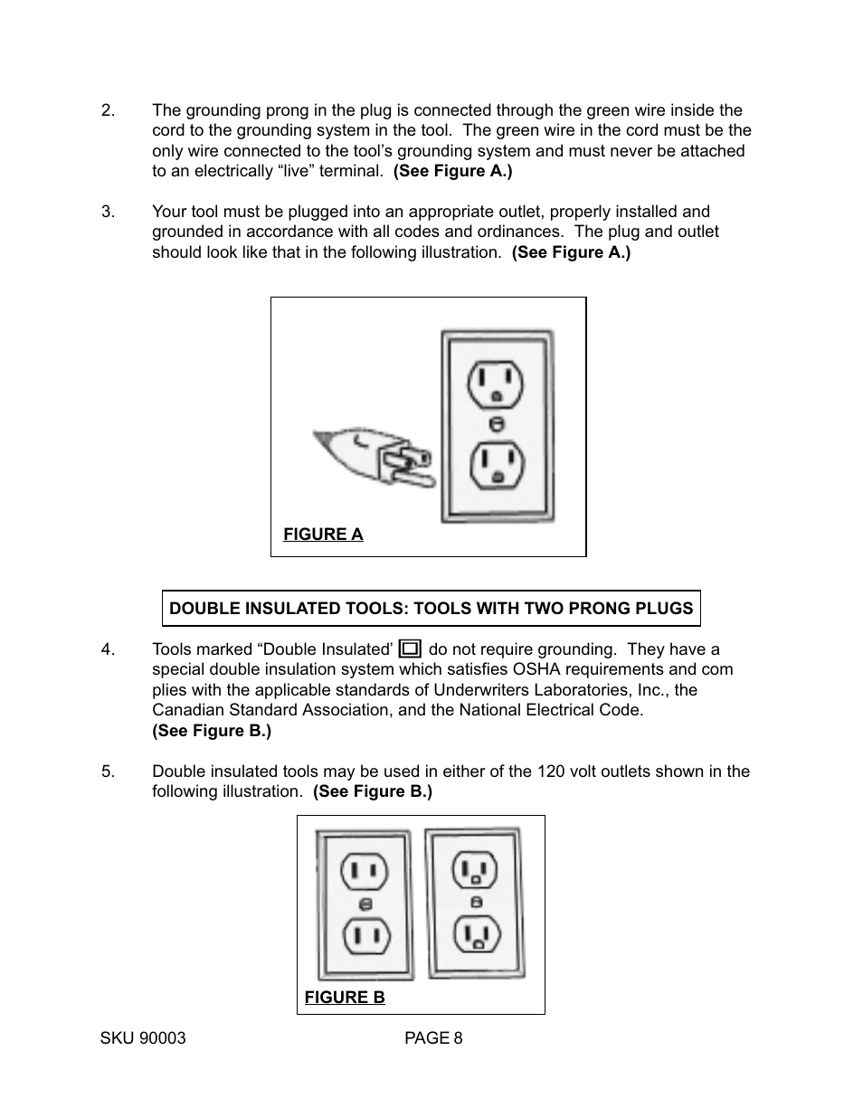 Harbor Freight Tools 90003 User Manual | Page 8 / 16