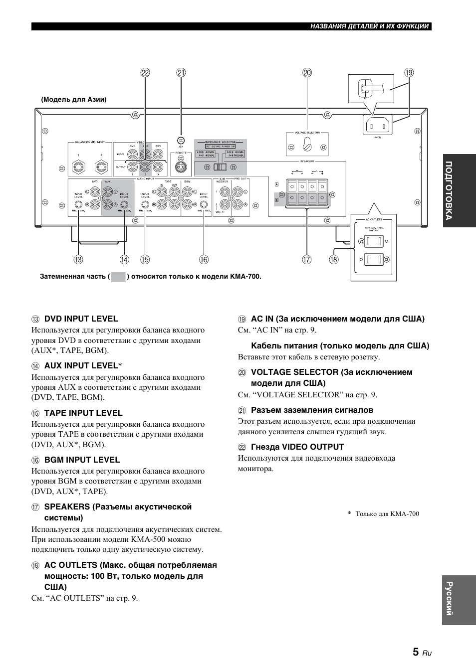 Yamaha KMA-700 User Manual | Page 69 / 84