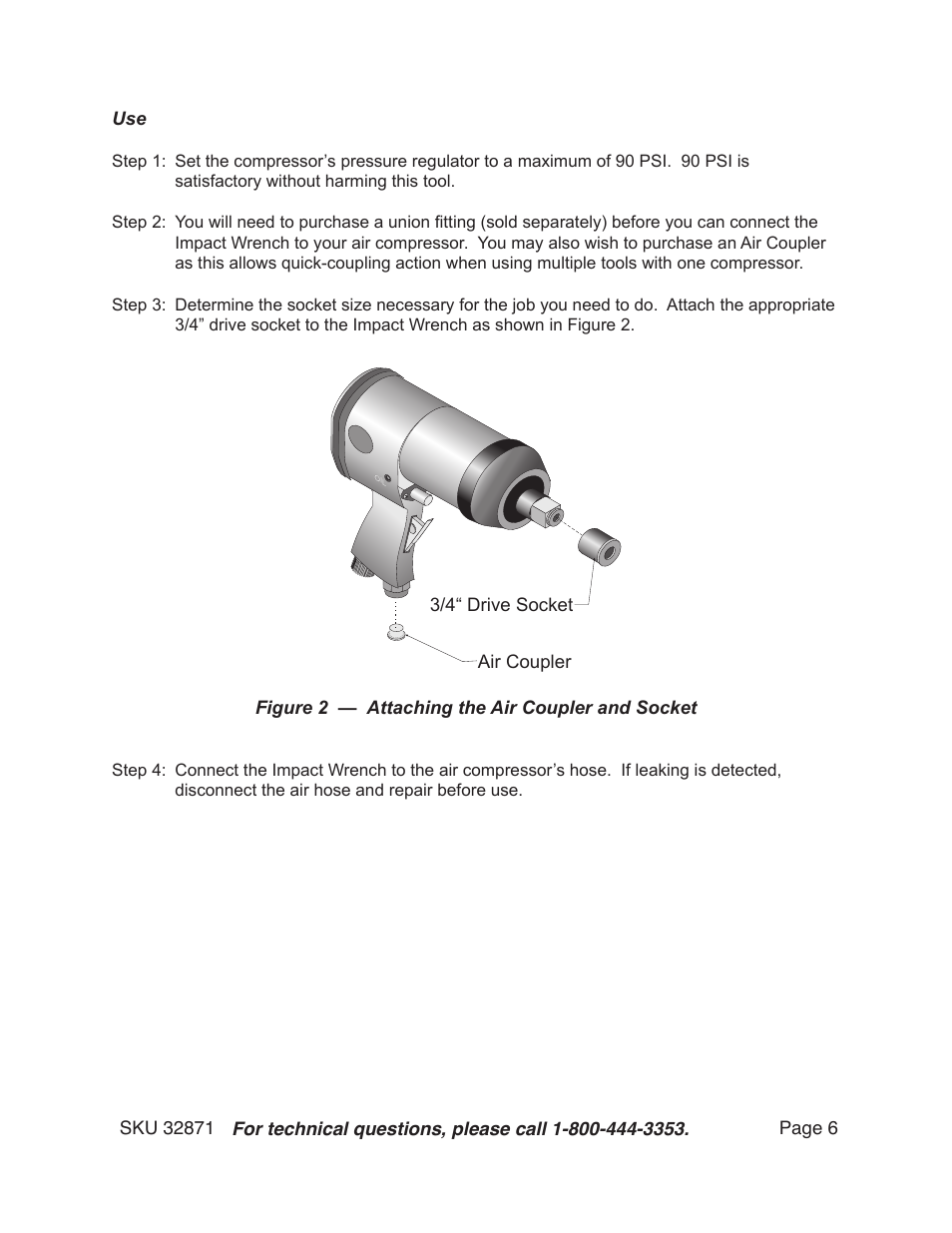 Harbor Freight Tools 32871 User Manual | Page 6 / 12