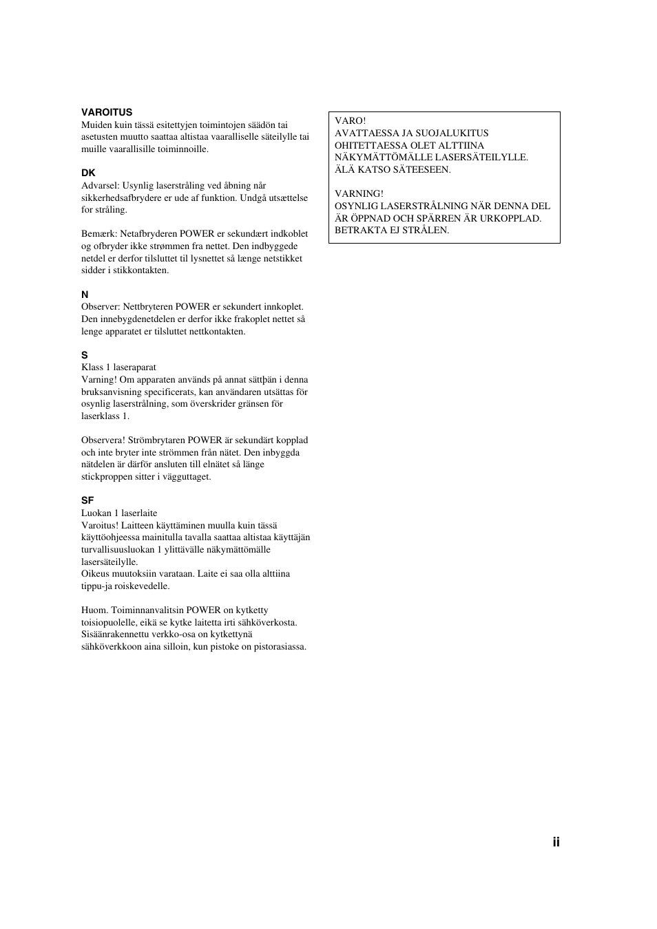 Yamaha CD-S300 User Manual | Page 3 / 108
