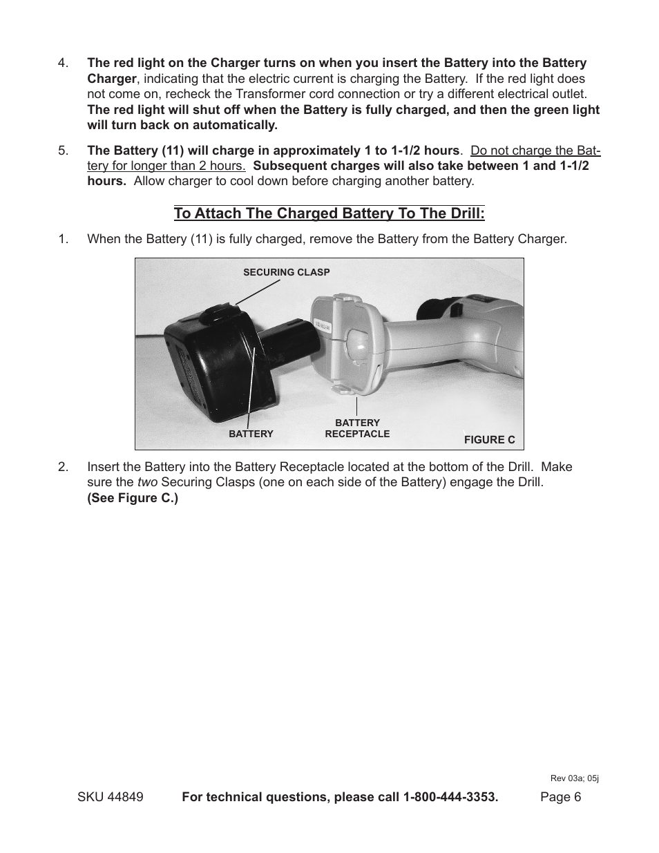 Harbor Freight Tools Chicago 44849 User Manual | Page 6 / 14