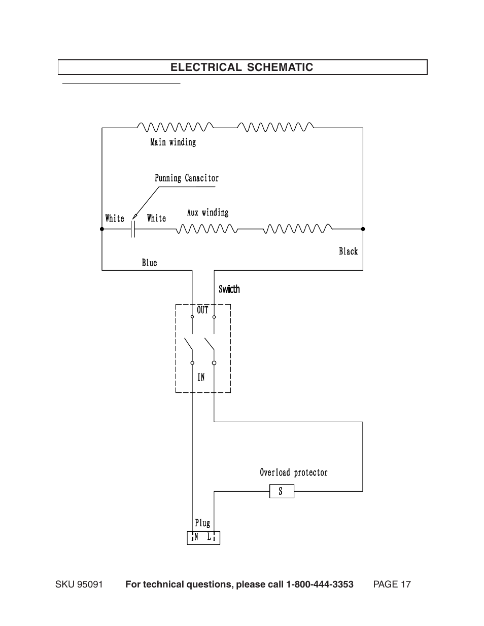 Harbor Freight Tools 95091 User Manual | Page 17 / 18