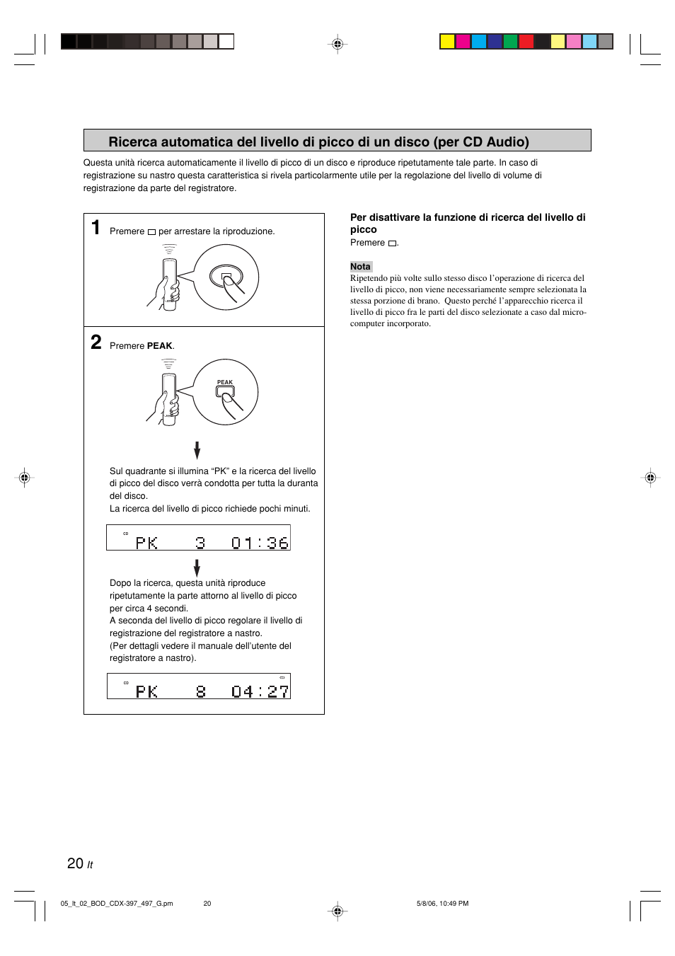 Yamaha CDX-497 User Manual | Page 122 / 228