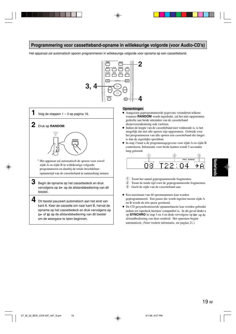 English, Nederlands | Yamaha CDX-497 User Manual | Page 171 / 228