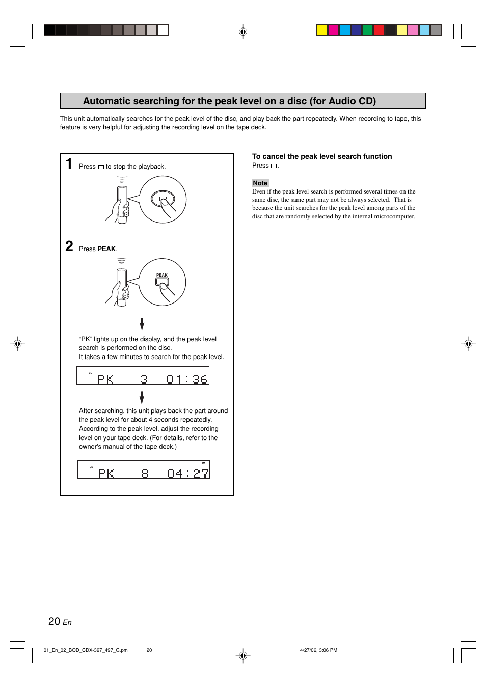 Yamaha CDX-497 User Manual | Page 22 / 228