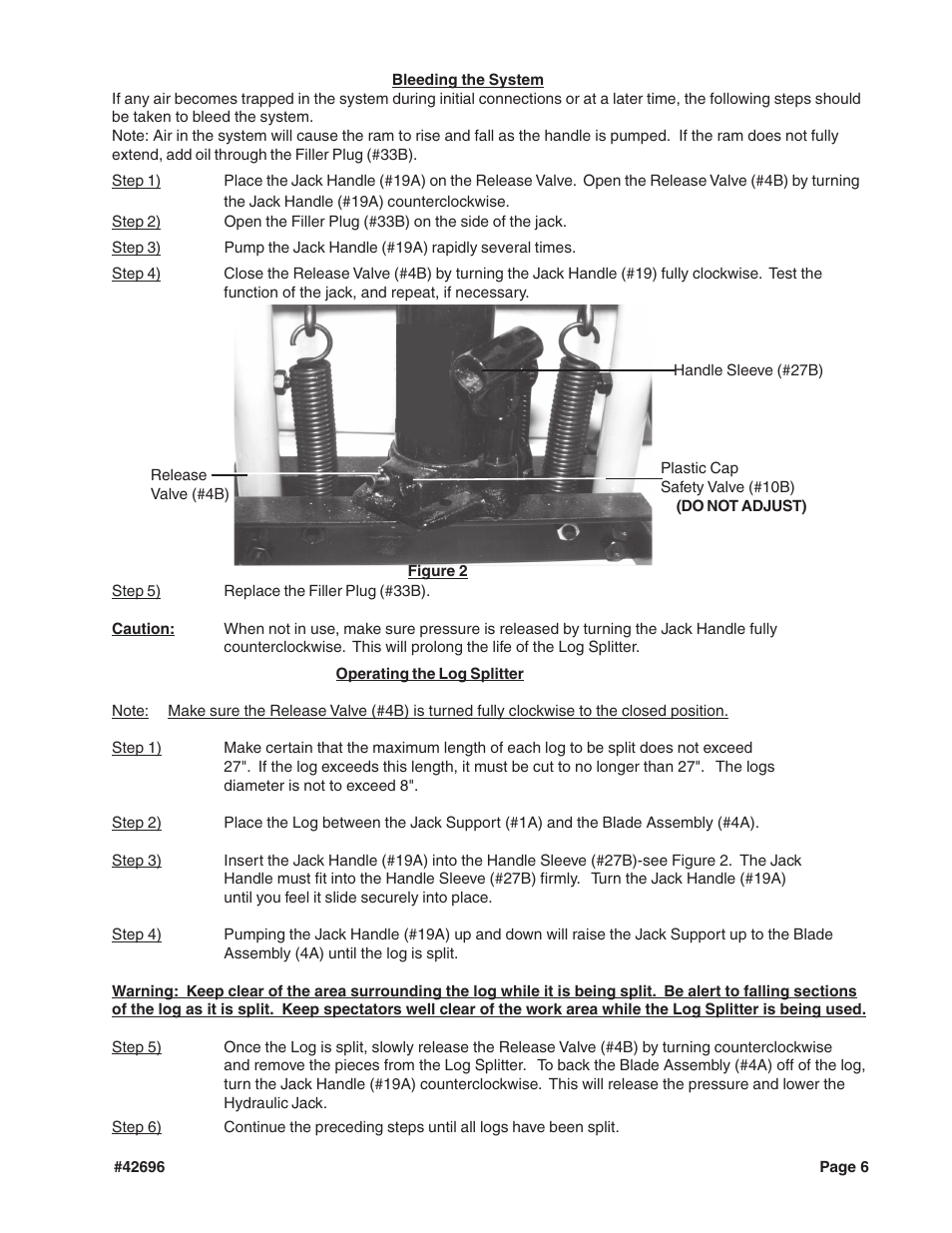 Harbor Freight Tools 42696 User Manual | Page 6 / 9