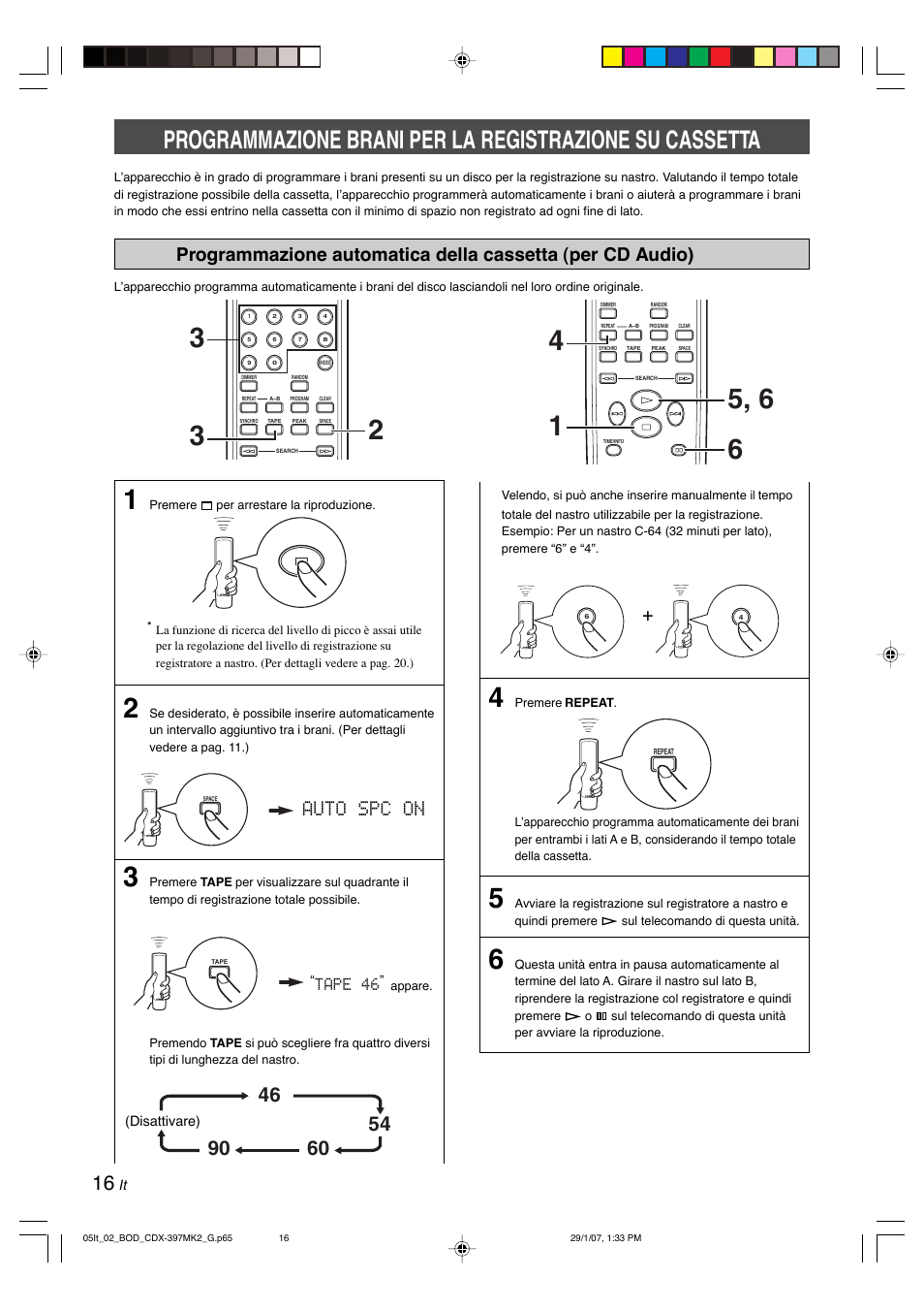 Tape 46 | Yamaha CDX-397MK2 User Manual | Page 118 / 228