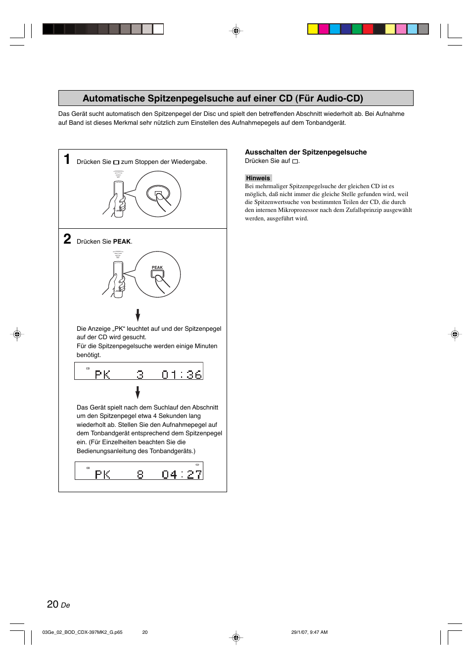 Yamaha CDX-397MK2 User Manual | Page 72 / 228