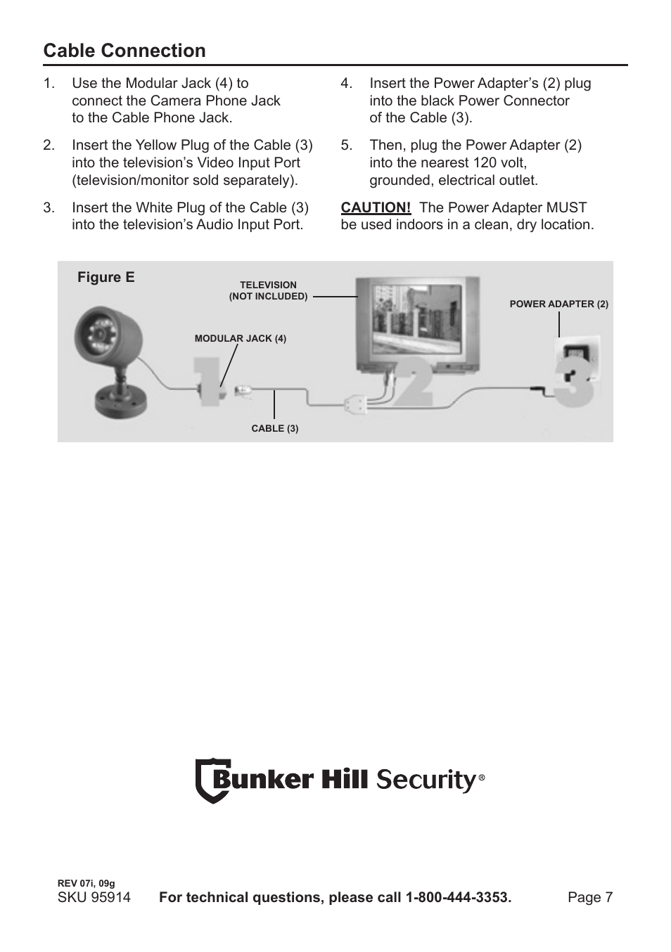 Cable connection | Harbor Freight Tools 95914 User Manual | Page 7 / 12