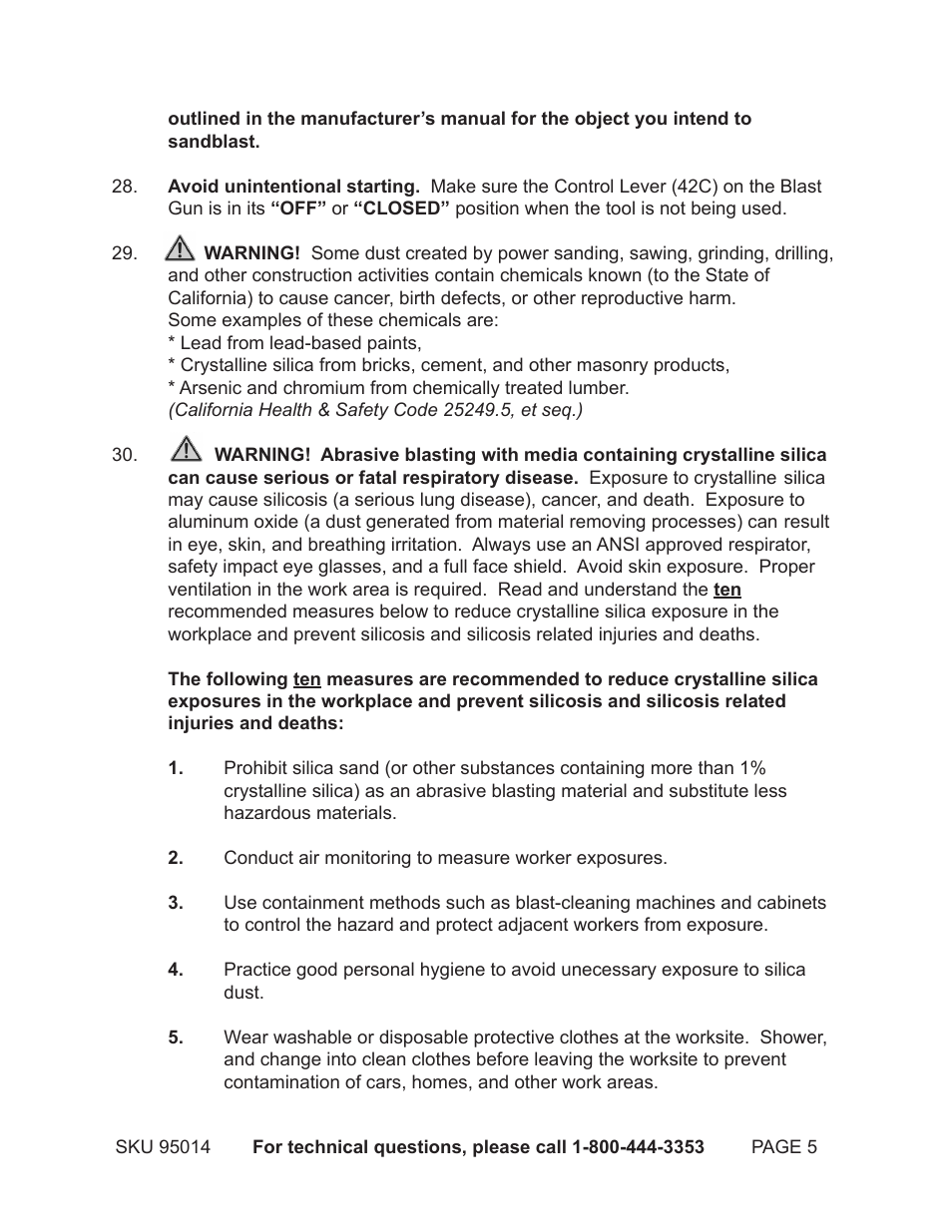 Harbor Freight Tools 95014 User Manual | Page 5 / 17