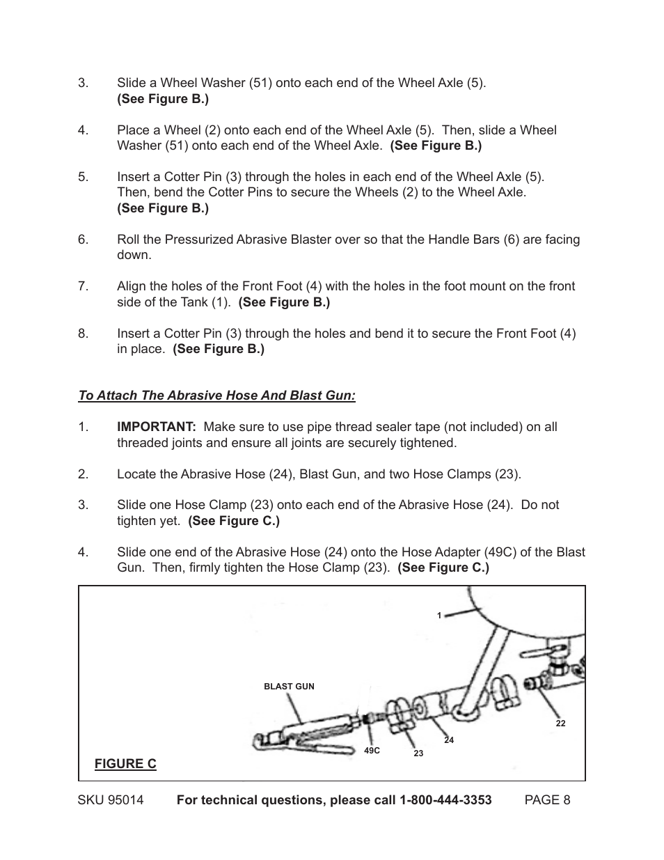 Harbor Freight Tools 95014 User Manual | Page 8 / 17