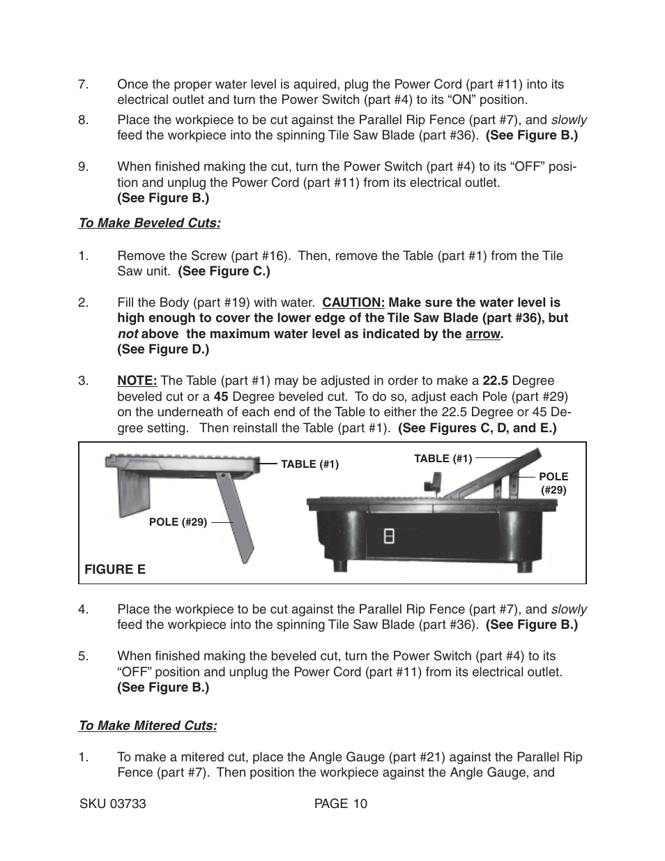 Harbor Freight Tools 03733 User Manual | Page 10 / 12