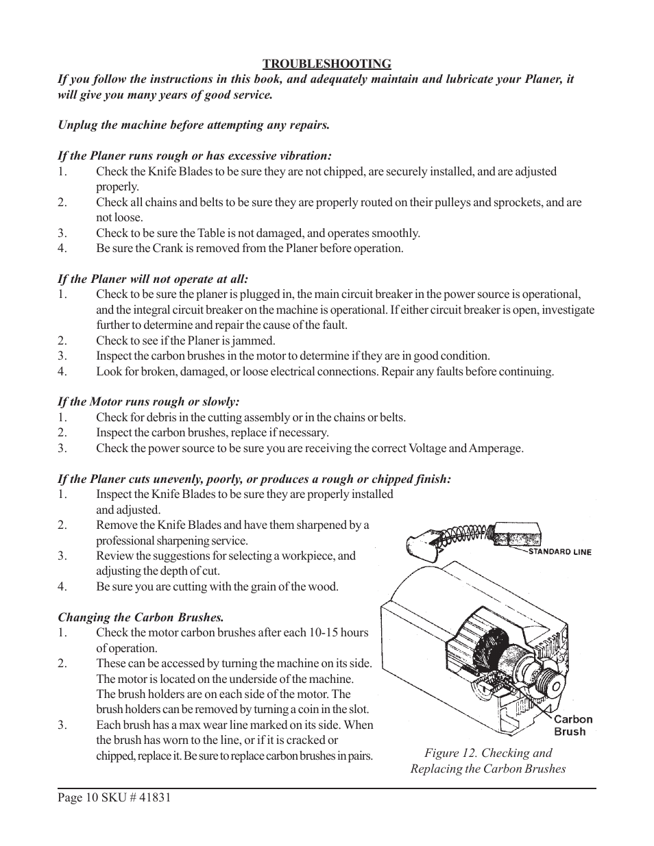 Harbor Freight Tools CENTRAL MACHINARY 41831 User Manual | Page 10 / 15
