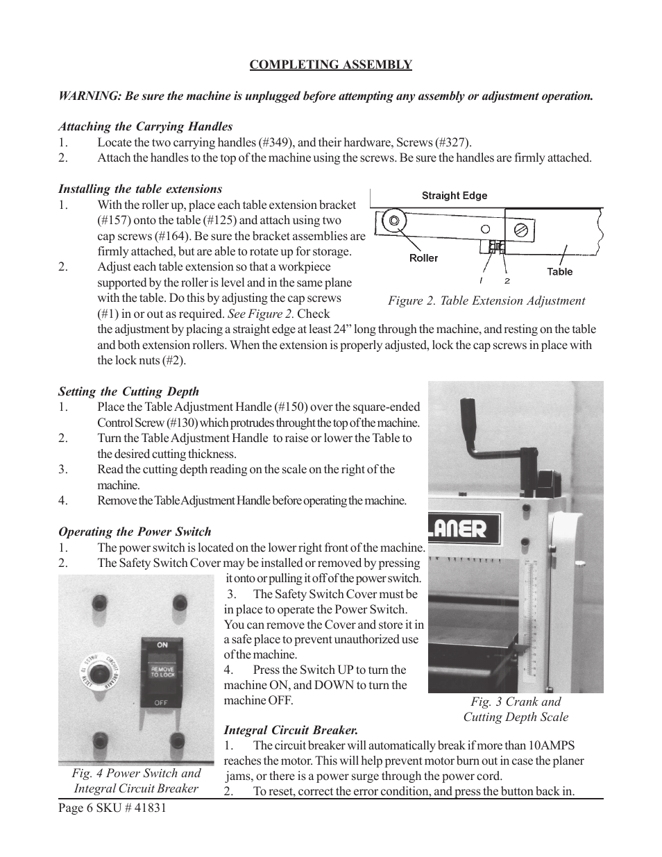 Harbor Freight Tools CENTRAL MACHINARY 41831 User Manual | Page 6 / 15