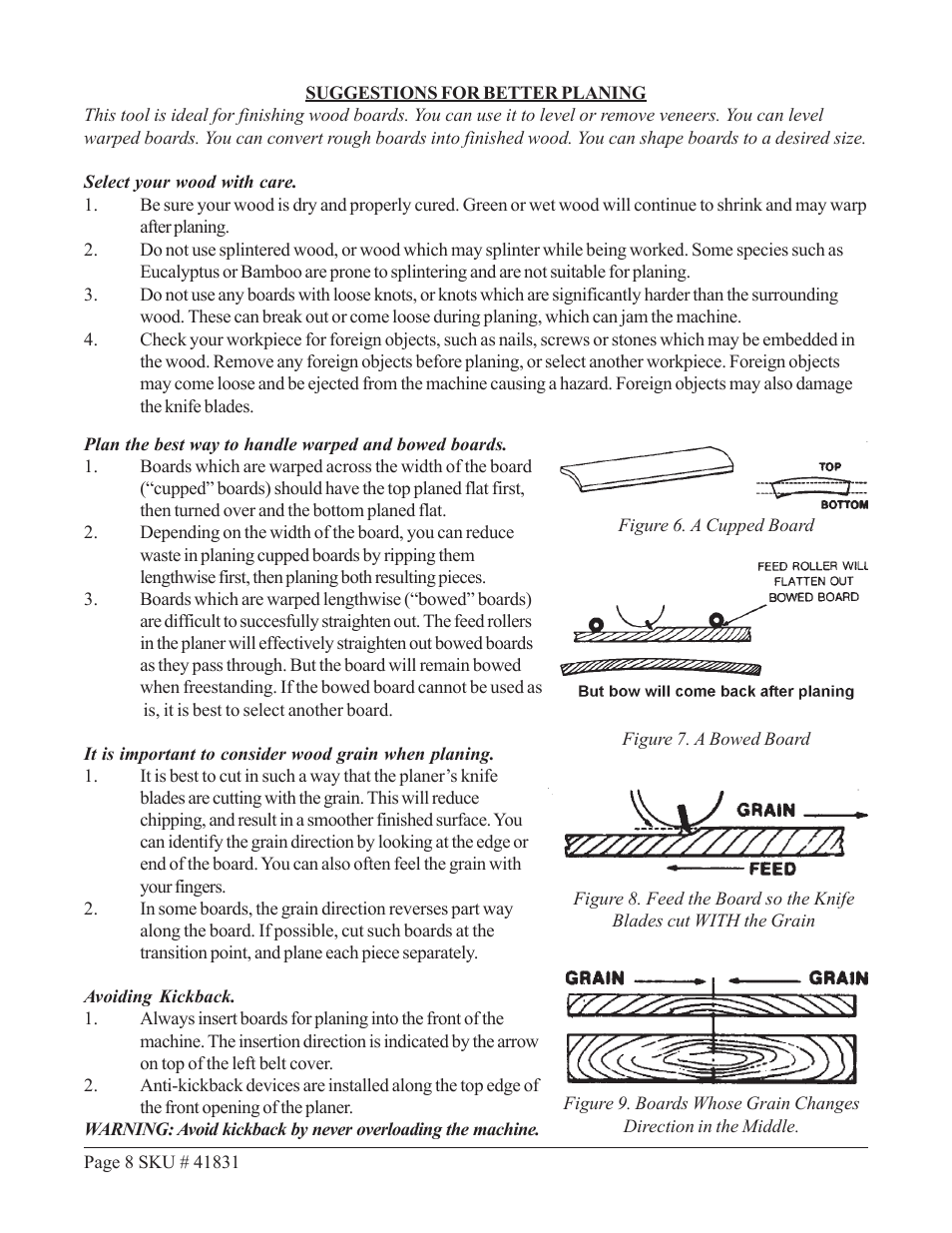 Harbor Freight Tools CENTRAL MACHINARY 41831 User Manual | Page 8 / 15