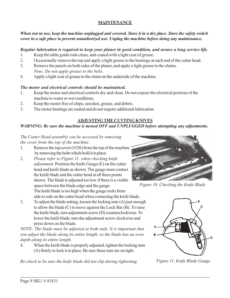 Harbor Freight Tools CENTRAL MACHINARY 41831 User Manual | Page 9 / 15