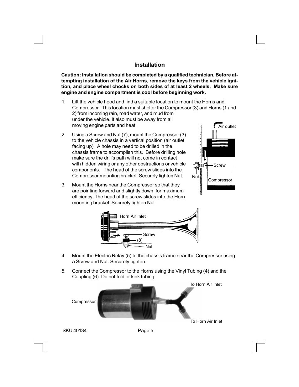 Harbor Freight Tools 40134 User Manual | Page 5 / 7