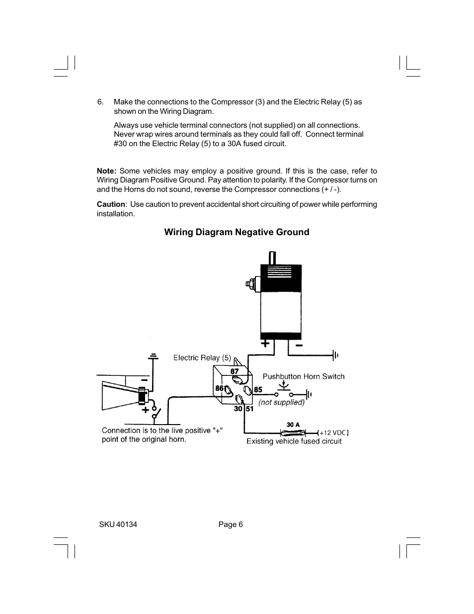 Harbor Freight Tools 40134 User Manual | Page 6 / 7