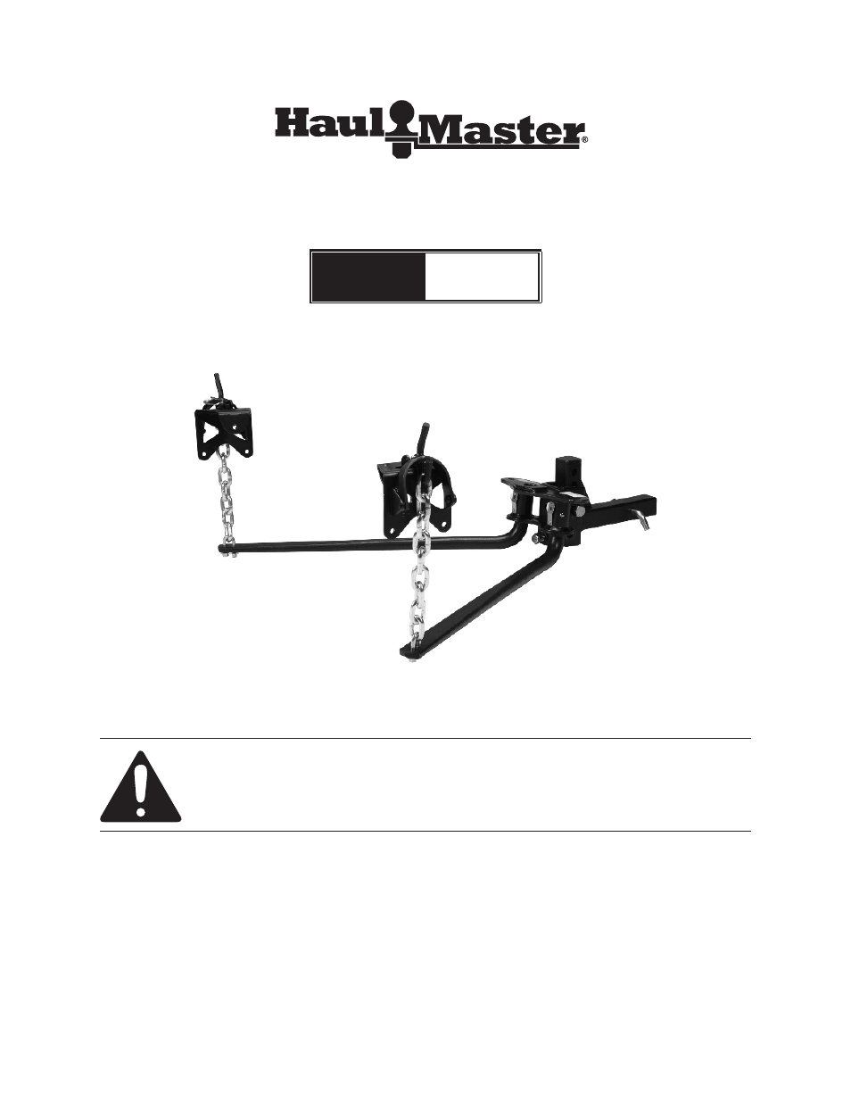 Harbor Freight Tools Weight Distribution hitch 67649 User Manual | 12 pages