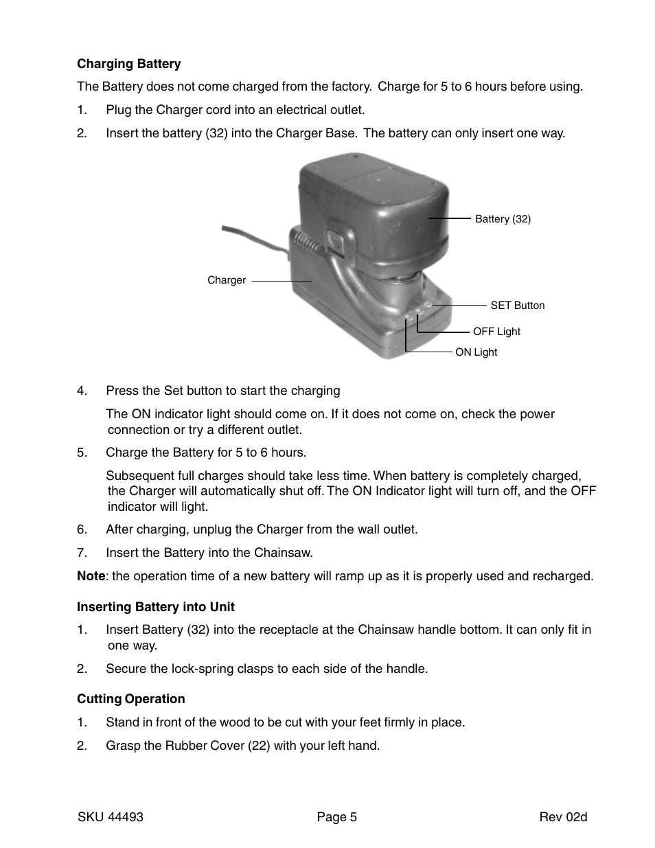 Harbor Freight Tools 44493 User Manual | Page 5 / 8