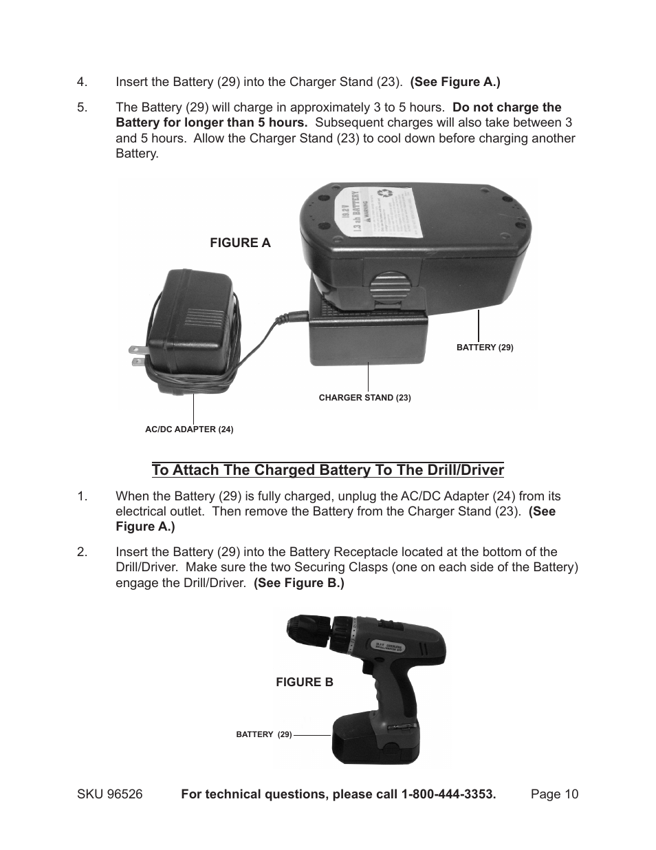 Harbor Freight Tools DRILL MASTER 96526 User Manual | Page 10 / 18