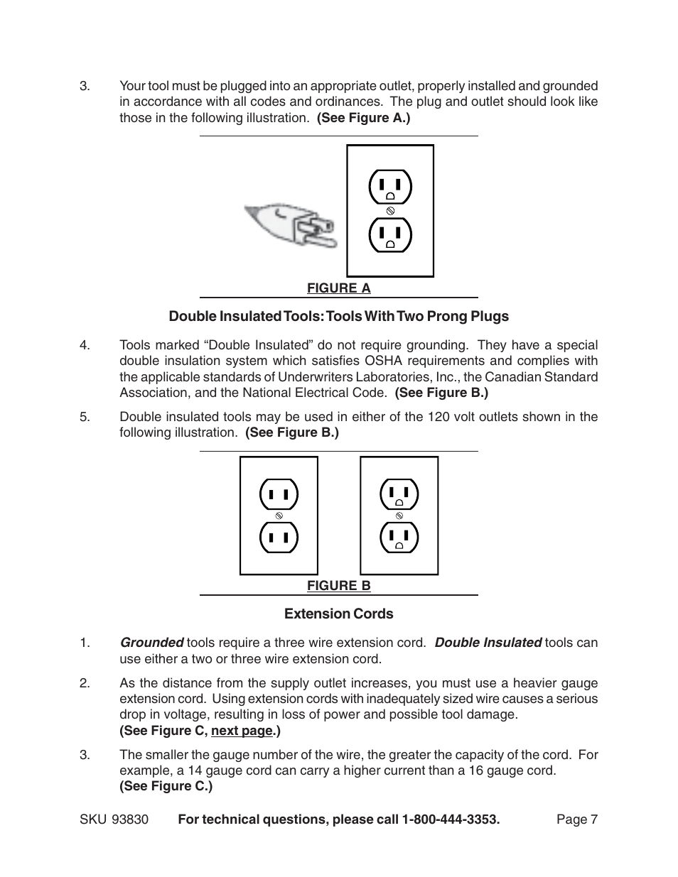 Harbor Freight Tools 93830 User Manual | Page 7 / 13