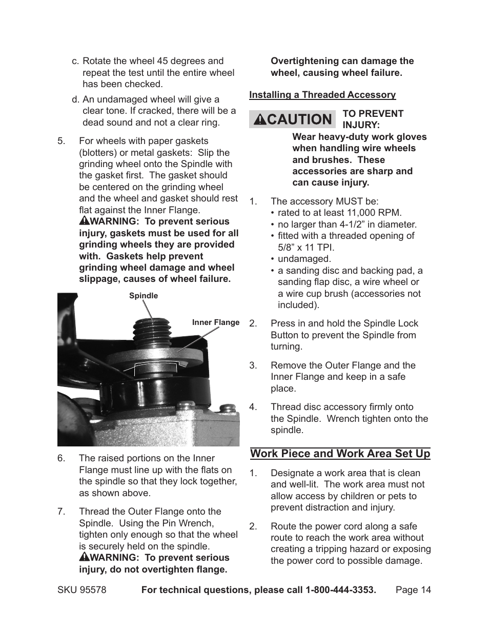 Harbor Freight Tools 95578 User Manual | Page 14 / 20