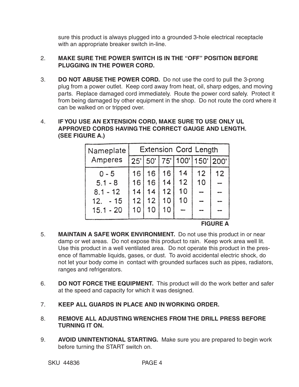 Harbor Freight Tools 44836 User Manual | Page 4 / 16