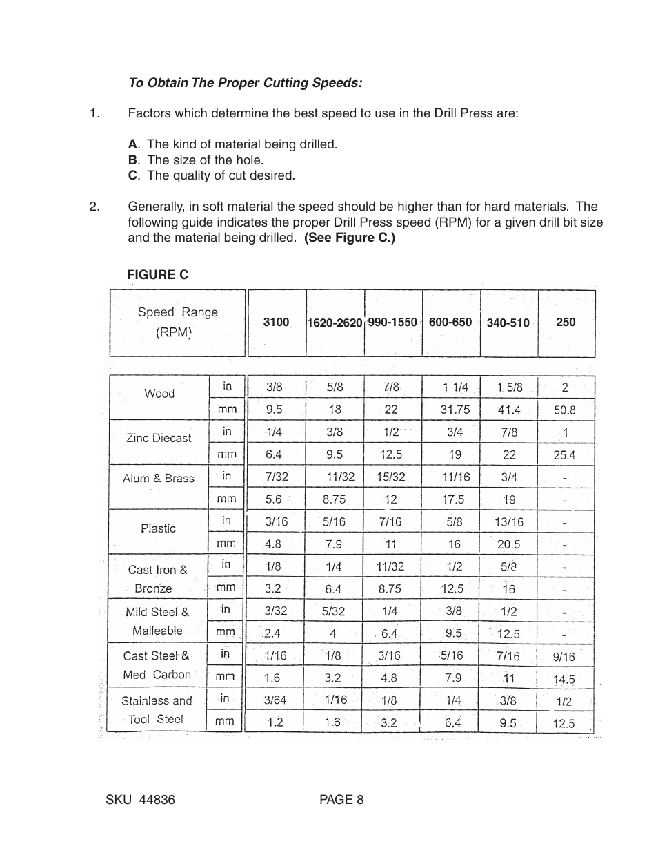 Harbor Freight Tools 44836 User Manual | Page 8 / 16